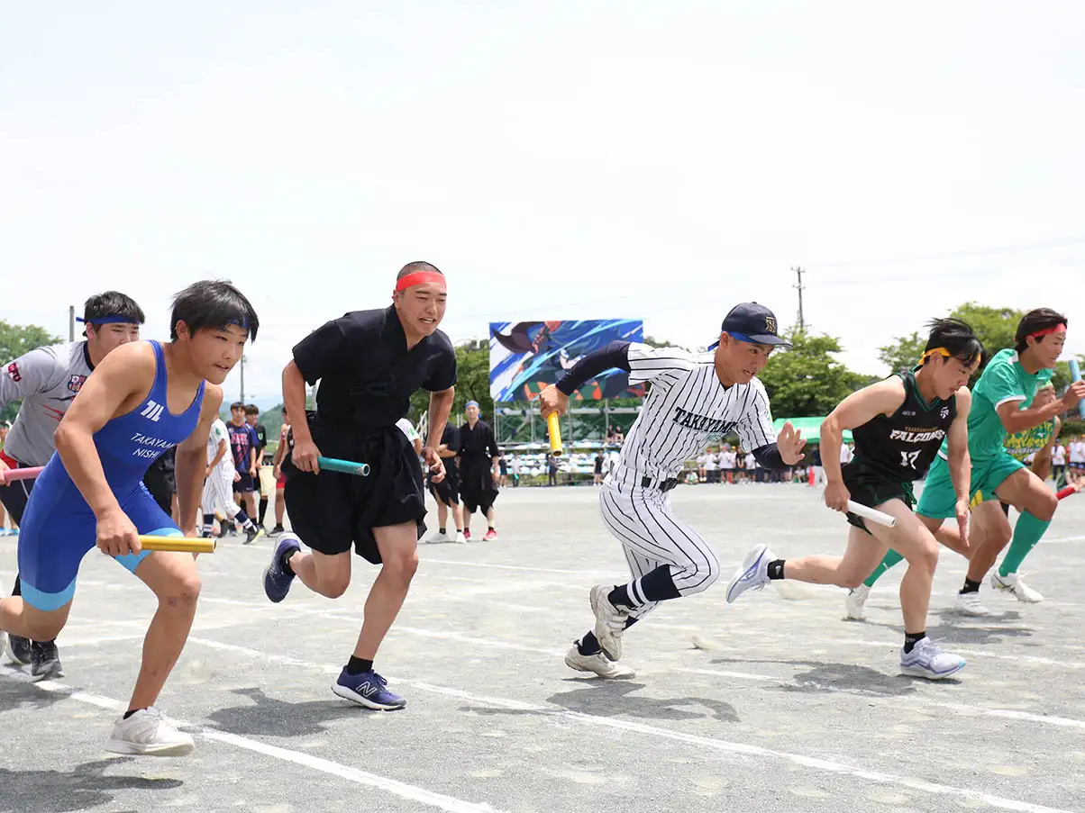 部対抗リレー