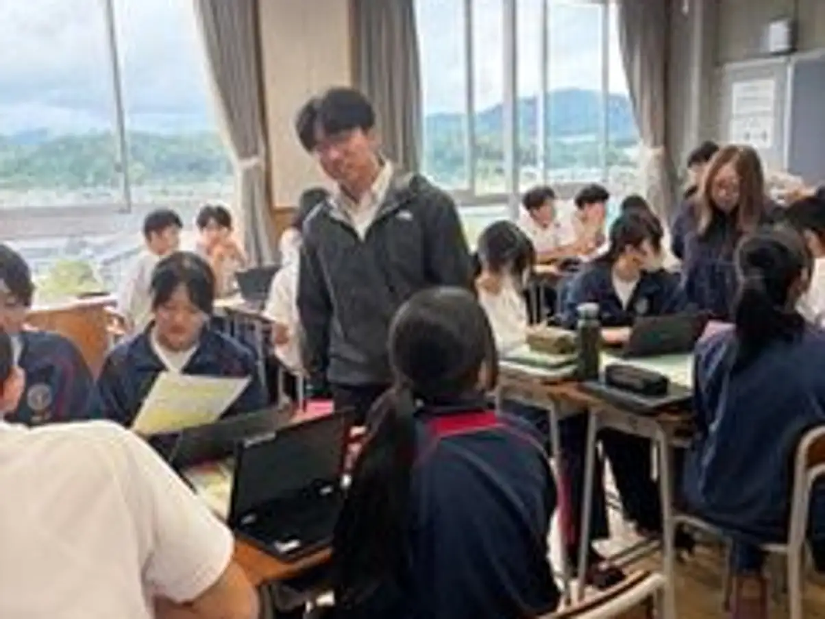 パソコンを使った授業の様子